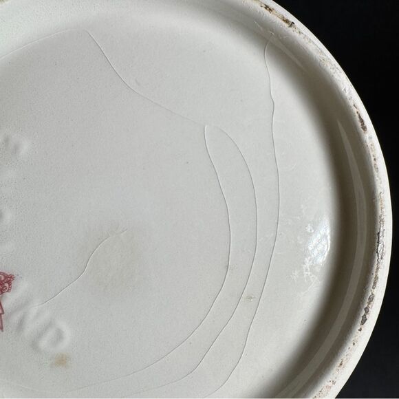 Red and Cream Windsor Ceramic Art Teapot [Item 0186] - Picture 9 of 11